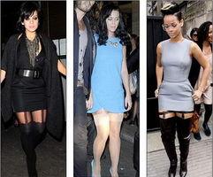 明星黑丝袜穿搭